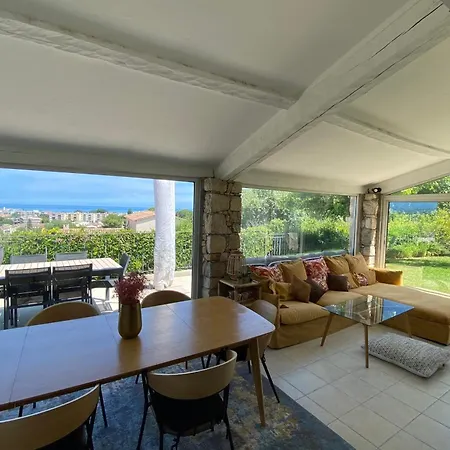 Lovely With Pool - Panoramic Sea View Антіб