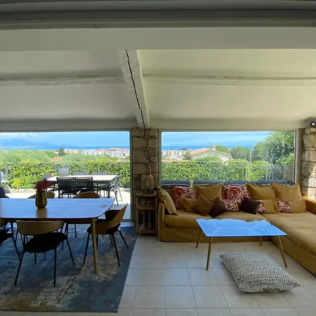 Lovely With Pool - Panoramic Sea View 빌라 앙티브